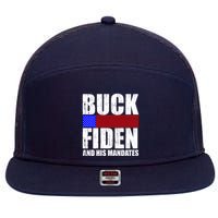 Buck Fiden And His Mandates 7 Panel Mesh Trucker Snapback Hat