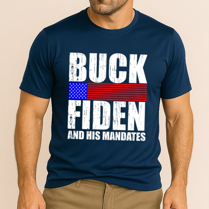Buck Fiden And His Mandates Cooling Performance Crew T-Shirt