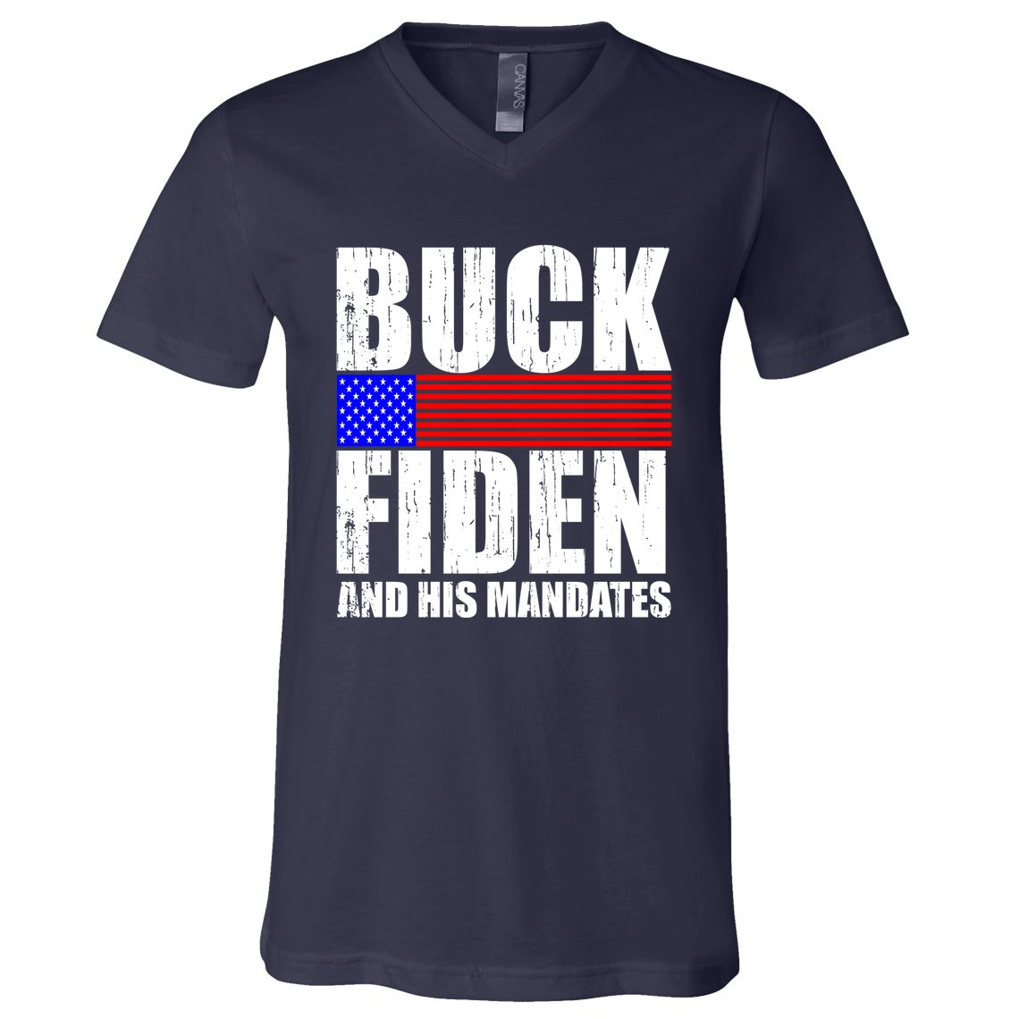 Buck Fiden And His Mandates V-Neck T-Shirt