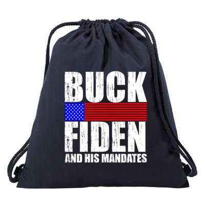 Buck Fiden And His Mandates Drawstring Bag