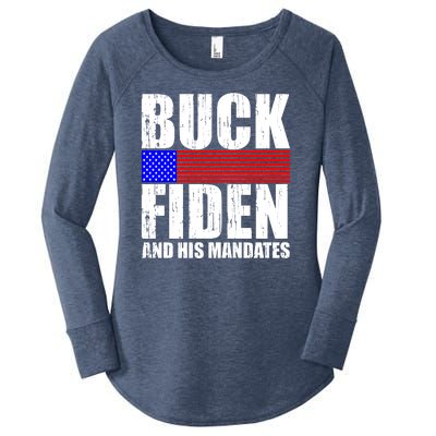 Buck Fiden And His Mandates Women's Perfect Tri Tunic Long Sleeve Shirt