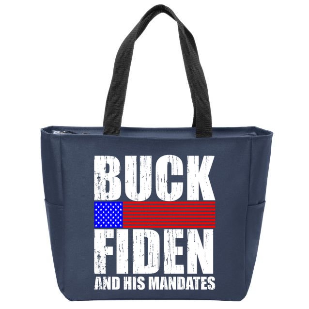 Buck Fiden And His Mandates Zip Tote Bag