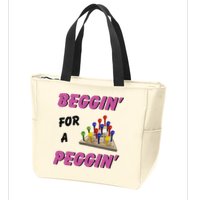 Beggin’ For A Peggin Zip Tote Bag