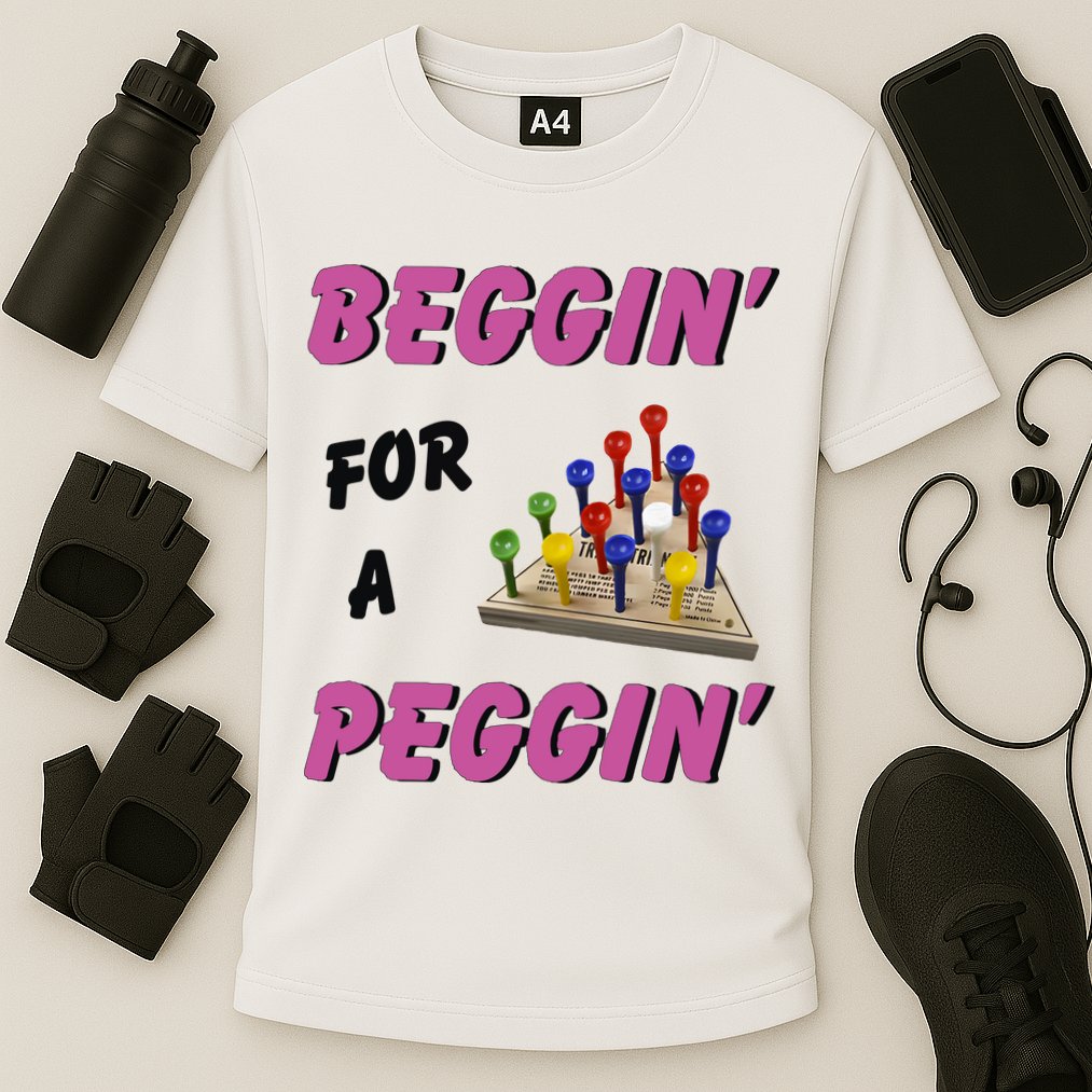 Beggin’ For A Peggin Cooling Performance Crew T-Shirt