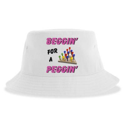 Beggin’ For A Peggin Sustainable Bucket Hat