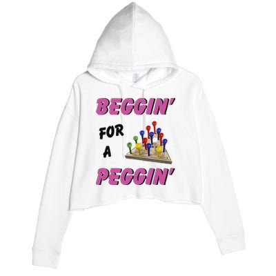 Beggin’ For A Peggin Crop Fleece Hoodie
