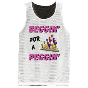 Beggin’ For A Peggin Mesh Reversible Basketball Jersey Tank