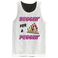 Beggin’ For A Peggin Mesh Reversible Basketball Jersey Tank