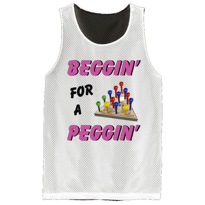 Beggin’ For A Peggin Mesh Reversible Basketball Jersey Tank