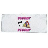 Beggin’ For A Peggin Large Microfiber Waffle Golf Towel