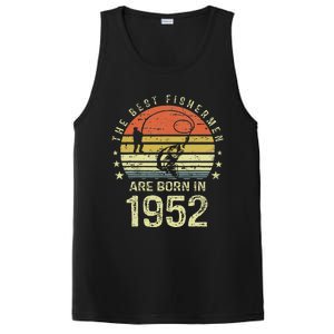 Best Fishermen Are Born In 1952 69th Birthday Fishing Gift PosiCharge Competitor Tank