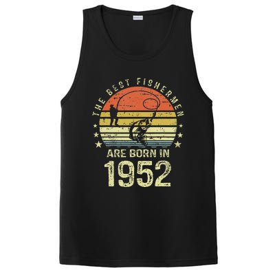 Best Fishermen Are Born In 1952 69th Birthday Fishing Gift PosiCharge Competitor Tank