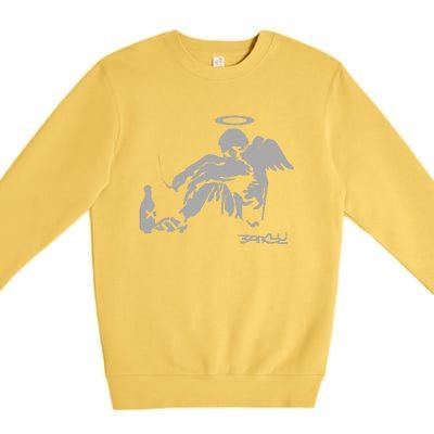 Banksy Fallen Angel Premium Crewneck Sweatshirt