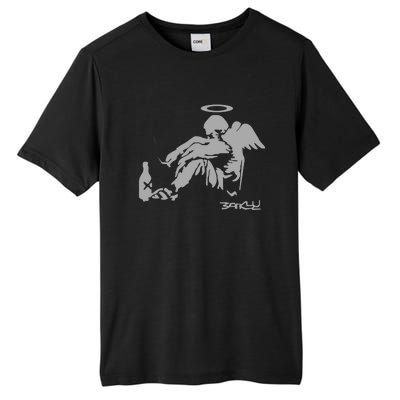 Banksy Fallen Angel Tall Fusion ChromaSoft Performance T-Shirt