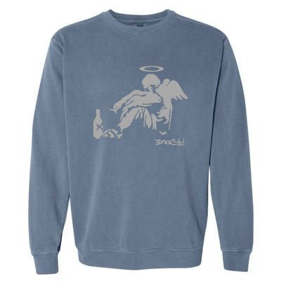 Banksy Fallen Angel Garment-Dyed Sweatshirt