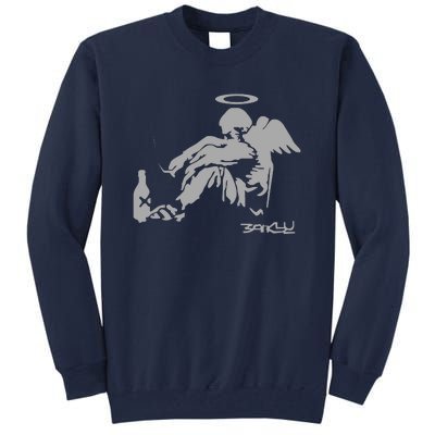 Banksy Fallen Angel Tall Sweatshirt