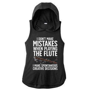 Best Flute Art For Musical Instrument Flute Player Ladies PosiCharge Tri-Blend Wicking Draft Hoodie Tank