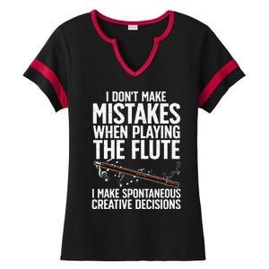 Best Flute Art For Musical Instrument Flute Player Ladies Halftime Notch Neck Tee