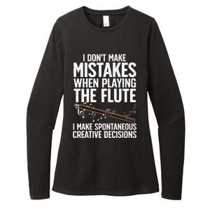 Best Flute Art For Musical Instrument Flute Player Womens CVC Long Sleeve Shirt