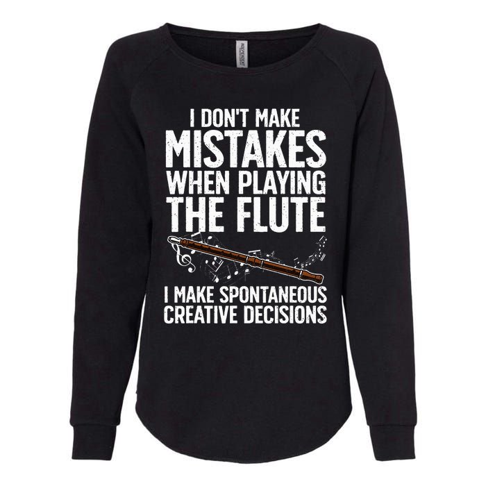 Best Flute Art For Musical Instrument Flute Player Womens California Wash Sweatshirt