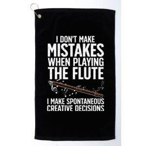 Best Flute Art For Musical Instrument Flute Player Platinum Collection Golf Towel