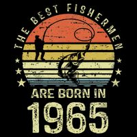 Best Fishermen Are Born In 1965 56th Birthday Fishing Gift Impact Tech Backpack