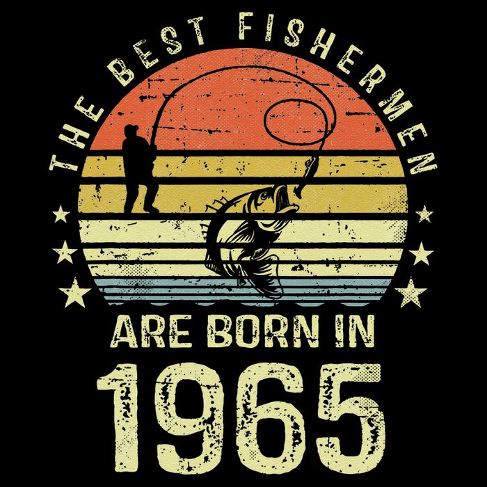 Best Fishermen Are Born In 1965 56th Birthday Fishing Gift Impact Tech Backpack