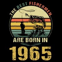 Best Fishermen Are Born In 1965 57th Birthday Fishing Gift Womens Tank Top