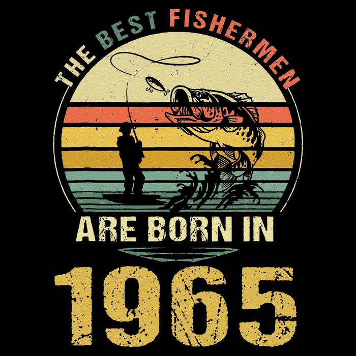 Best Fishermen Are Born In 1965 57th Birthday Fishing Gift Womens Tank Top