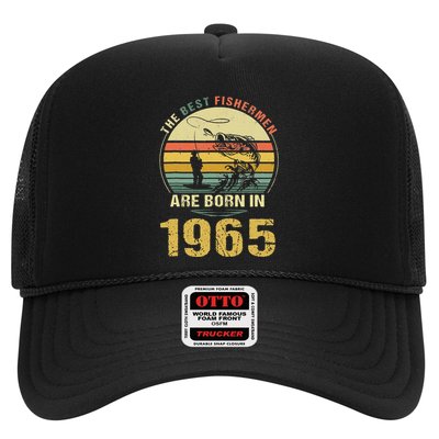 Best Fishermen Are Born In 1965 57th Birthday Fishing Gift Hat