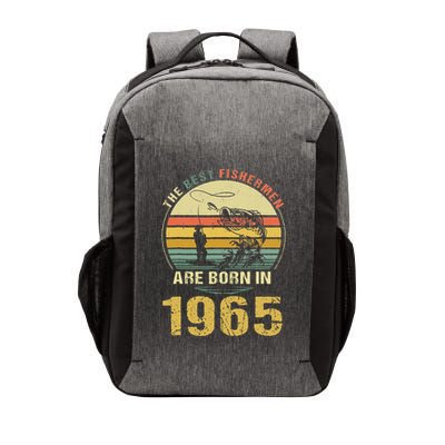 Best Fishermen Are Born In 1965 57th Birthday Fishing Gift Vector Backpack