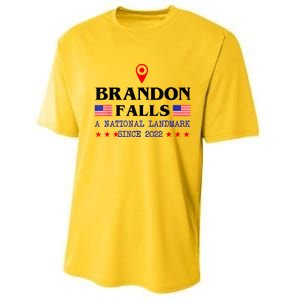 Brandon Falls A National Landmark Funny Trendy Sarcastic Performance Sprint T-Shirt