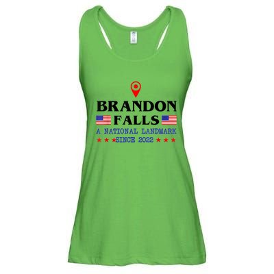 Brandon Falls A National Landmark Funny Trendy Sarcastic Ladies Essential Flowy Tank