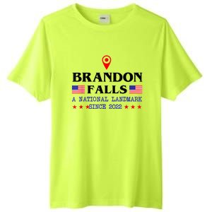 Brandon Falls A National Landmark Funny Trendy Sarcastic Tall Fusion ChromaSoft Performance T-Shirt