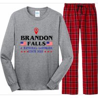 Brandon Falls A National Landmark Funny Trendy Sarcastic Long Sleeve Pajama Set