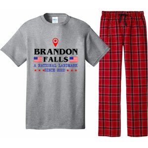 Brandon Falls A National Landmark Funny Trendy Sarcastic Pajama Set