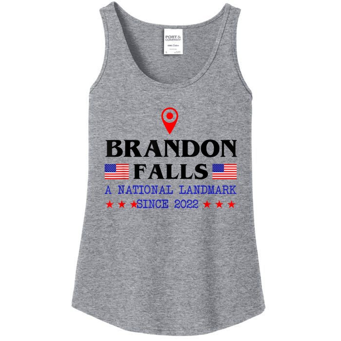 Brandon Falls A National Landmark Funny Trendy Sarcastic Ladies Essential Tank