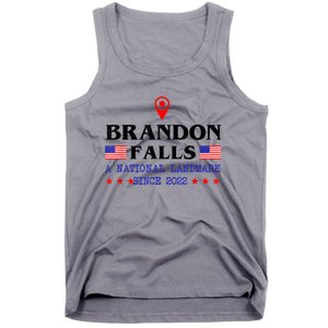 Brandon Falls A National Landmark Funny Trendy Sarcastic Tank Top