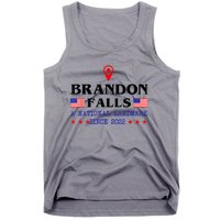 Brandon Falls A National Landmark Funny Trendy Sarcastic Tank Top