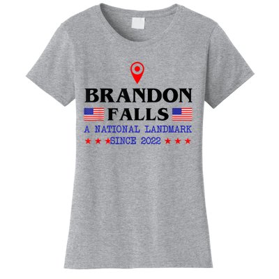 Brandon Falls A National Landmark Funny Trendy Sarcastic Women's T-Shirt