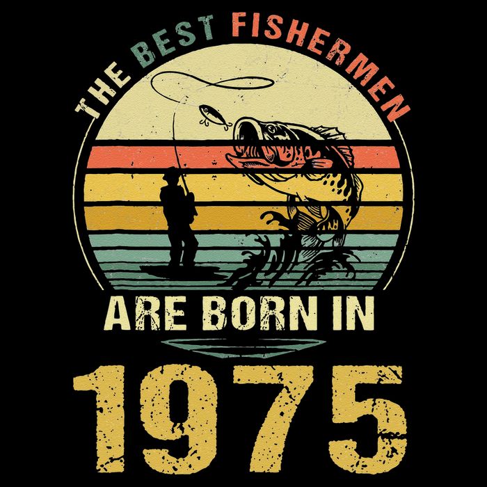 Best Fishermen Are Born In 1975 47th Birthday Fishing Gift Impact Tech Backpack
