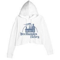 Brockhampton Factory Anniversary Crop Fleece Hoodie