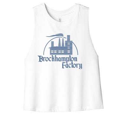 Brockhampton Factory Anniversary Women's Racerback Cropped Tank