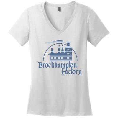 Brockhampton Factory Anniversary Women's V-Neck T-Shirt