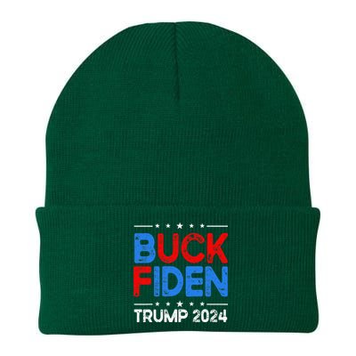 Buck Fiden Anti Biden Funny Impeach Joe Biden Knit Cap Winter Beanie