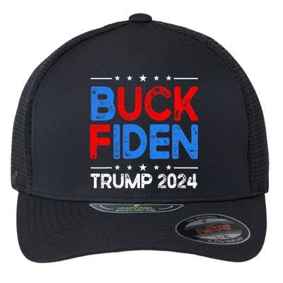 Buck Fiden Anti Biden Funny Impeach Joe Biden Flexfit Unipanel Trucker Cap