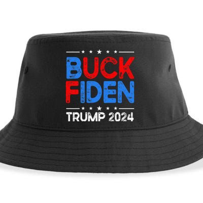 Buck Fiden Anti Biden Funny Impeach Joe Biden Sustainable Bucket Hat