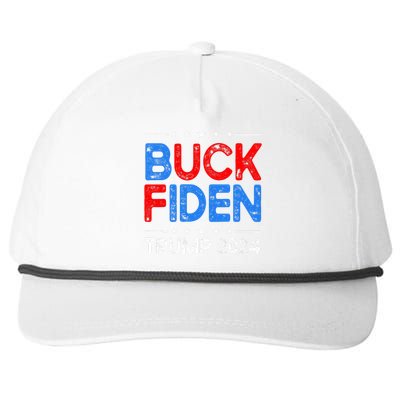 Buck Fiden Anti Biden Funny Impeach Joe Biden Snapback Five-Panel Rope Hat