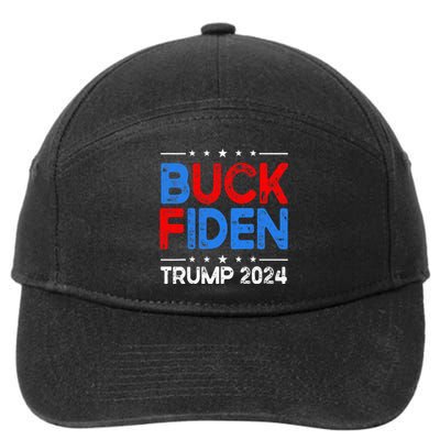 Buck Fiden Anti Biden Funny Impeach Joe Biden 7-Panel Snapback Hat