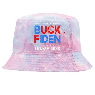 Buck Fiden Anti Biden Funny Impeach Joe Biden Tie-Dyed Bucket Hat